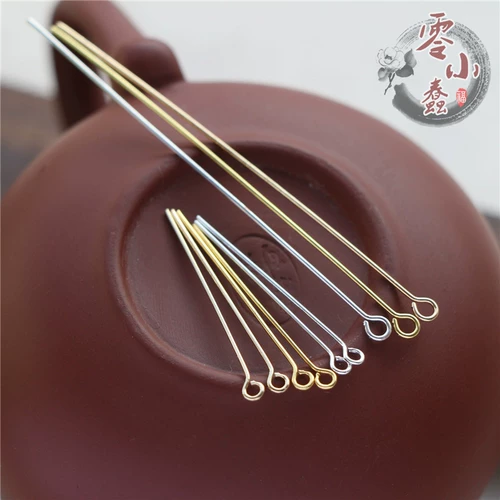 Основной материал медь 9 Цвет иглы девять -символ игла с золотой, серебряной серебряной серебряной, иглы, а также аксессуары для волос в древний стиль