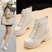 Siya Footwear Co. womens shoes 2021 autumn and winter New Martin boots invisible inner increased 9cm short boots