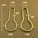 Брелок из нержавеющей стали, классические штаны ручной работы, простой и элегантный дизайн, ностальгия