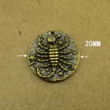 Латунные медные знаки зодиака, медный брелок с аксессуарами, подвеска, ожерелье, аксессуары, DIY