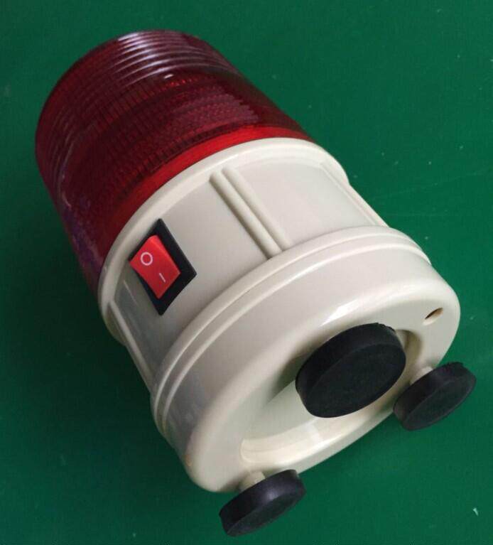 Dry battery warning light strong magnetic suction type warning light LED frequency flash lamp 5088 outdoor construction warning light