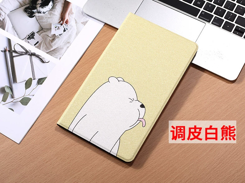 Millet tấm 4 trường hợp bốn thước pad Tablet 8 inch biên giới tất cả da bao gồm giảm 8,0 inch thế hệ LTE Version 4 10 10.1 inch kê phẳng phim hoạt hình cá tính 4plus hỗ trợ nhà ở 4 - Phụ kiện máy tính bảng