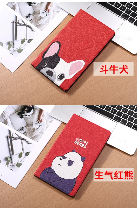 Millet tấm 4 trường hợp bốn thước pad Tablet 8 inch biên giới tất cả da bao gồm giảm 8,0 inch thế hệ LTE Version 4 10 10.1 inch kê phẳng phim hoạt hình cá tính 4plus hỗ trợ nhà ở 4 - Phụ kiện máy tính bảng