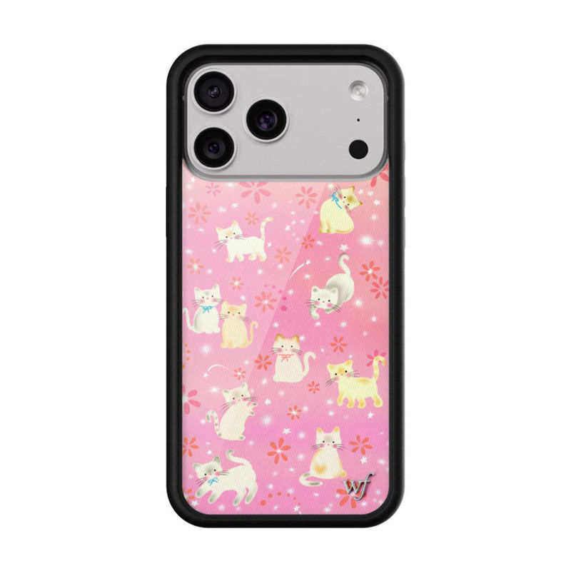 Wildflower Collaboration Cherry Pink Little Yellow Cat/Mist Purple Lily Suitable for Apple 17Pro Phone Case Iphone16/15/14/13Promax European and American Angel Wings Anti-Drop Protective Cover Wildflower Collaboration Cherry Pink Little Yellow Cat/Mist Purple Lily Suitable for Apple 17Pro Phone Case Iphone16/15/14/13Promax European and American Angel Wings Anti-Drop Protective Cover