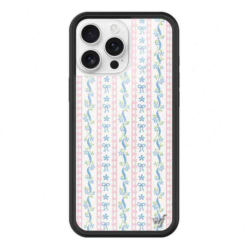 Wildflower Co-Branded Pink Floral Dollhouse Phone Case Suitable for Apple 17Pro iPhone 17/16/15/14/13/12/Pro/Max Full-Cover Anti-Drop Protective Case