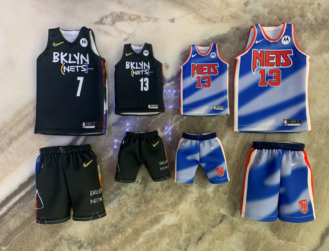 Самодельный совместимый с 1/6NTERBAY EB джерси Durant Owat Owen Harden Harden Griffin Nets черно-белый