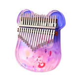 17 звуковые кристалл прозрачный большой палец пианино пальцы Bematic Junior Girl 21 Sound Kalinba начинающий музыкальный инструмент