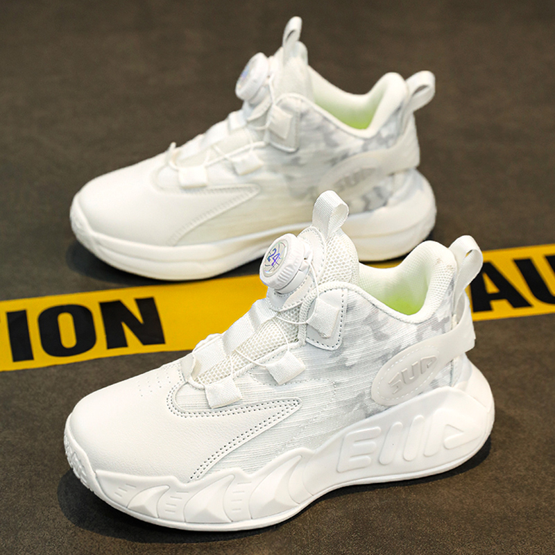 Boys' Basketball Shoes 2026 Spring New Children's Mesh Sneakers White Breathable Running Dad Shoes Boys' Basketball Shoes 2026 Spring New Children's Mesh Sneakers White Breathable Running Dad Shoes