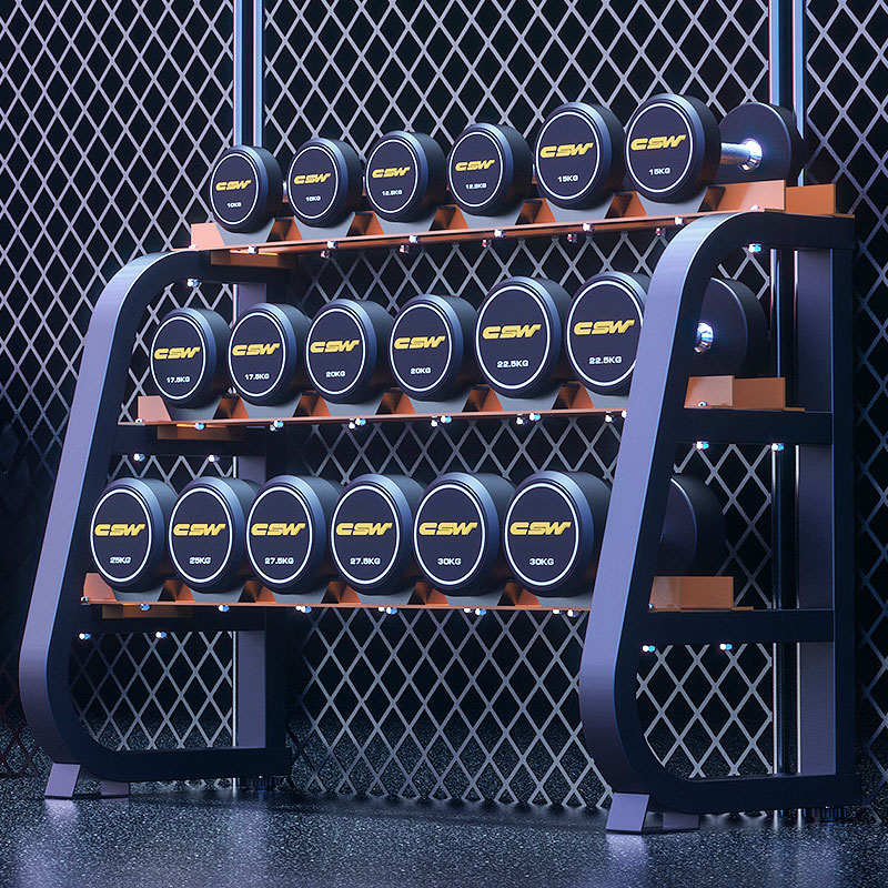Creative Thinking Business Professional Dumbbells Rack Home Men Dumbbells Shelving Suits Gym Iron Dumbbells