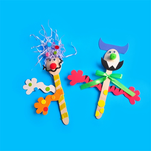 Ложка для детского сада, детский креативный набор материалов, игрушка, «сделай сам»