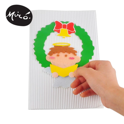 Трехмерная рождественская открытка, трехмерные карточки для детского сада, «сделай сам», в 3d формате, человеческий датчик