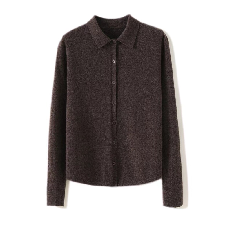 Remaining Stock from Foreign Trade Orders! 2025 Autumn/Winter New 100% Wool Lapel Shirt! Highly Recommended! 33.L30