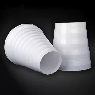 Range hood PVC multi-function conversion head connector Large and small head smoke pipe butt head direct pagoda connector