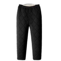 Old-fashioned cotton trousers for the elderly mens velvet thickened warm trousers extra thick bed-ridden middle-aged and elderly lambswool winter