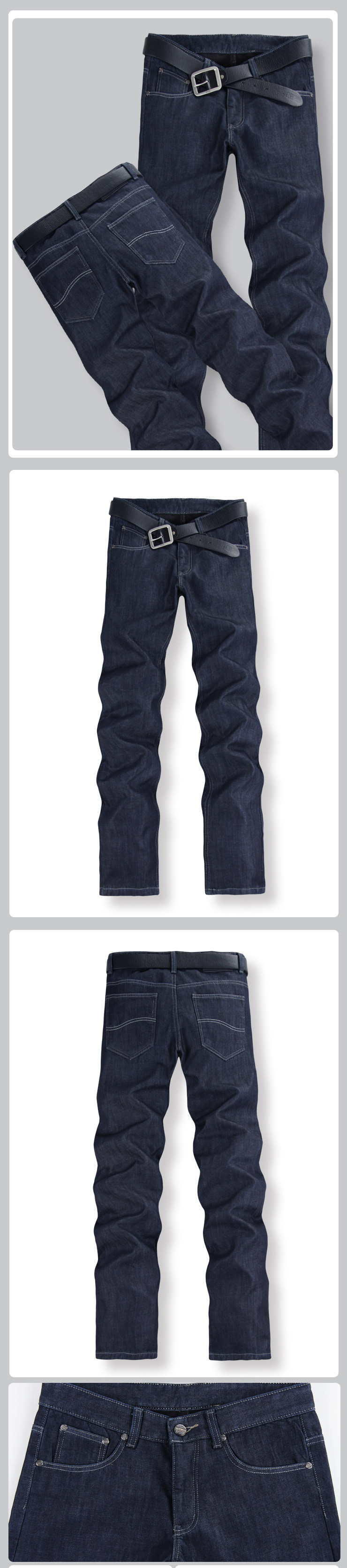 Jeans pour adolescent en coton pour hiver - Ref 1469792 Image 4