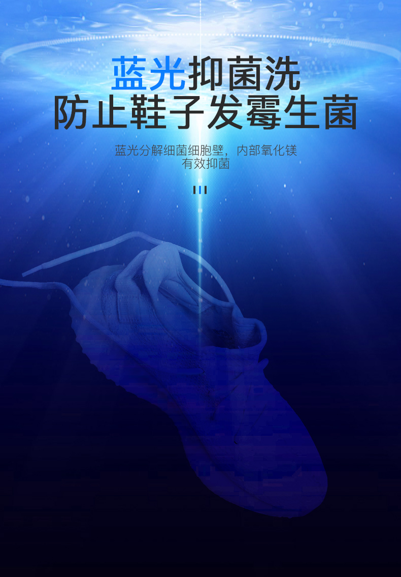 新飞 全自动懒人洗鞋机 蓝光抑菌 图5