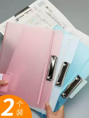 Daili a3 roll clip large capacity primary school students use test paper clip high school folder storage bag paper sorting girl heart cute transparent storage bag folder board writing test paper clip artifact