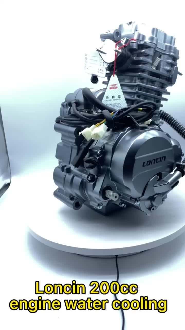 Oem Motorcycle Loncin 200cc Engine Water Cooling Loncin Engine 200cc
