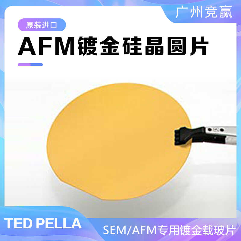 PELCO AFM镀金硅片2英寸4英寸镀金硅晶圆SEM扫描电镜耗材AFM专用