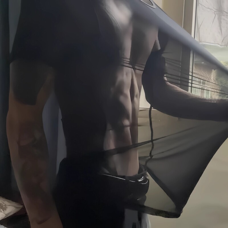Men's Sexy See-Through Mesh Vest, Ultra-Thin See-Through Black Silk Top for Sports Students, Fitness Muscle Slim-Fit Vest