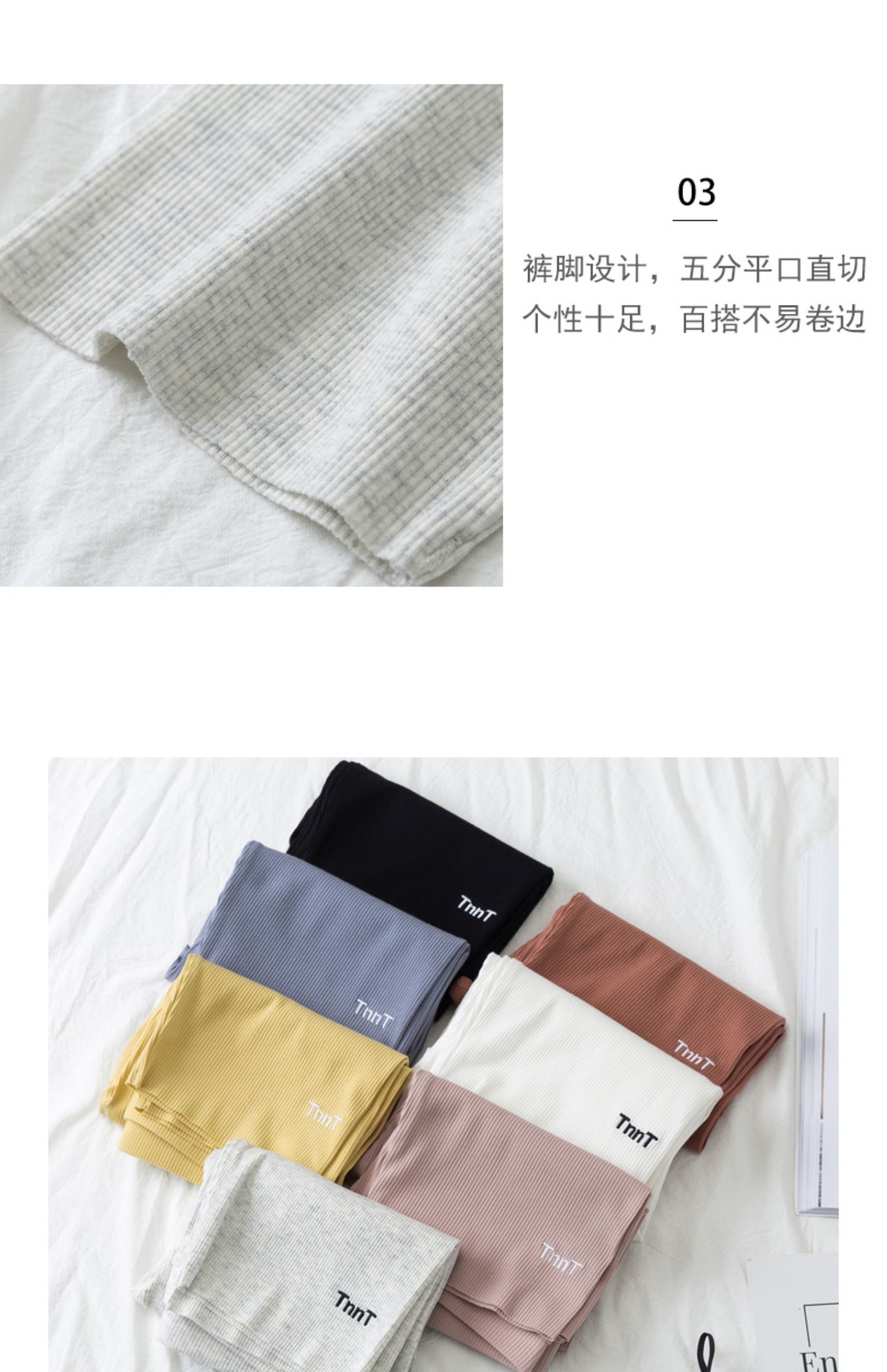 Quần legging cotton chống sáng cho nữ có thể mặc bên ngoài quần dài cạp cao, quần lọt khe đen - Quần tây thường quần ôm đen