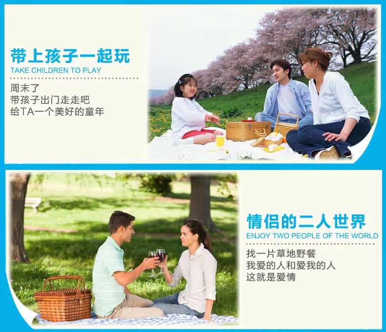Picnic mat ẩm pad dày ngoài trời pad ngoài trời hoang dã tour du lịch thảm cỏ di động dã ngoại vải mat dã ngoại - Thảm chống ẩm / Mat / Gối thảm xốp cho bé