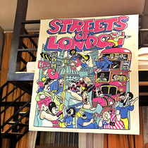 Foreign trade export American comic cartoon hanging cloth background cloth ins net celebrity explosion change rental room decoration room layout