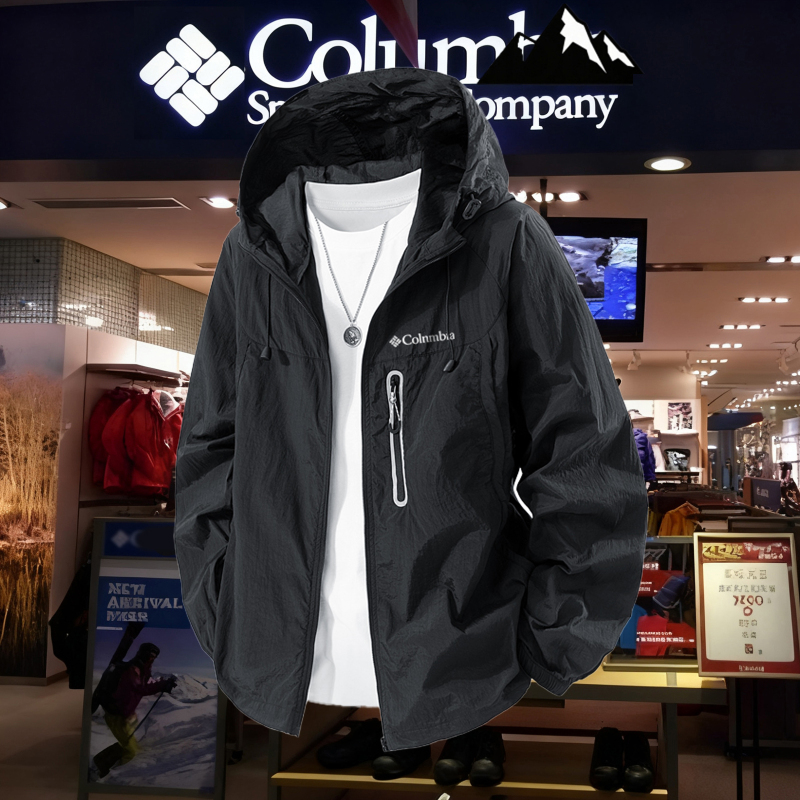 Colin's Special Offer Outdoor Windproof Hooded Sun Protection Clothing for Men, New Spring Lightweight Quick-Drying Mountain-Style Jacket, Loose Coat Colin's Special Offer Outdoor Windproof Hooded Sun Protection Clothing for Men, New Spring Lightweight Quick-Drying Mountain-Style Jacket, Loose Coat