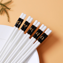 12 Double ceramic chopsticks twelve Constellation one person One chopstick Home Porcelain Chopstick Mold Anti Slip Bone China High Face Value Fast