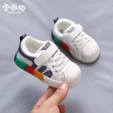 Демисезонные детские нескользящие кроссовки, белая обувь для раннего возраста, 3 лет, мягкая подошва