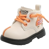 Bmw, Martens, детские демисезонные флисовые удерживающие тепло туфли для мальчиков, короткие сапоги для раннего возраста, обувь, 1-3 лет, мягкая подошва