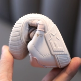 Детская белая обувь, нескользящие кроссовки для раннего возраста подходит для мужчин и женщин, туфли, 3 лет, осенняя, мягкая подошва