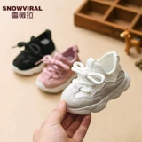 Нескользящая детская белая обувь, спортивная обувь для раннего возраста, 1-3 лет, мягкая подошва