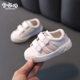 Детская белая обувь, нескользящие кроссовки для раннего возраста подходит для мужчин и женщин, туфли, 3 лет, осенняя, мягкая подошва