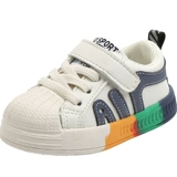 Демисезонные детские нескользящие кроссовки, белая обувь для раннего возраста, 3 лет, мягкая подошва