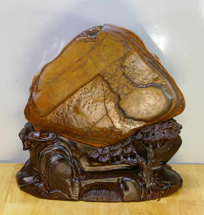 Natural letter chidstone Large chemical jade shaped stone literalstone original stone Sightseeing Stone Pendulum piece 