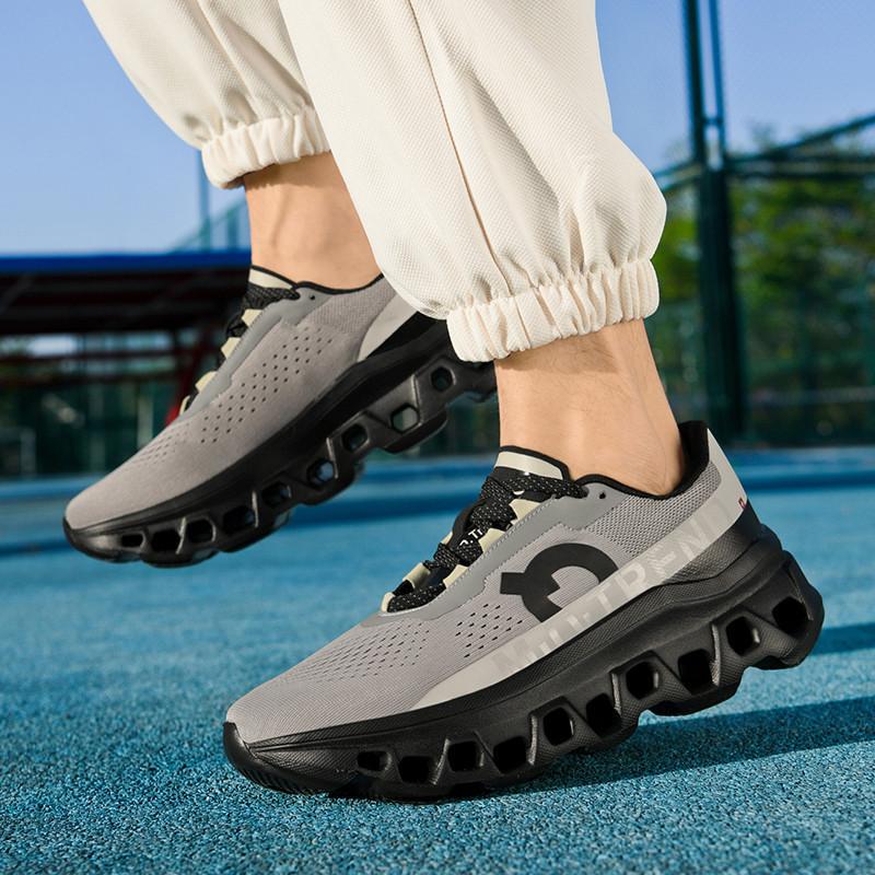 Cross-Border Foreign Trade Men's Shoes, Ultra-Light Jogging Shoes, Thick-Soled Shock-Absorbing Breathable Running Shoes, Soft-Soled Export Surplus Sports Trendy Shoes