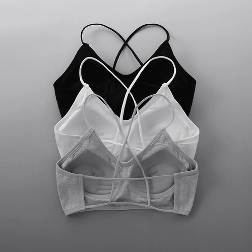 Белый бюстгалтер, спортивный бюстгальтер, топ с чашечками, бюстгальтер-топ, красивая спина, с лямками
