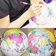 Solid round ball foam styrofoam round color particle ອະນຸບານ handmade globe ອຸປະກອນການ wedding