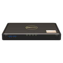 TBS-464 has excellent performance is light thin and compact full M2 NVMe SSD NASbook dual HDMI20 supports Plex shared storage smart