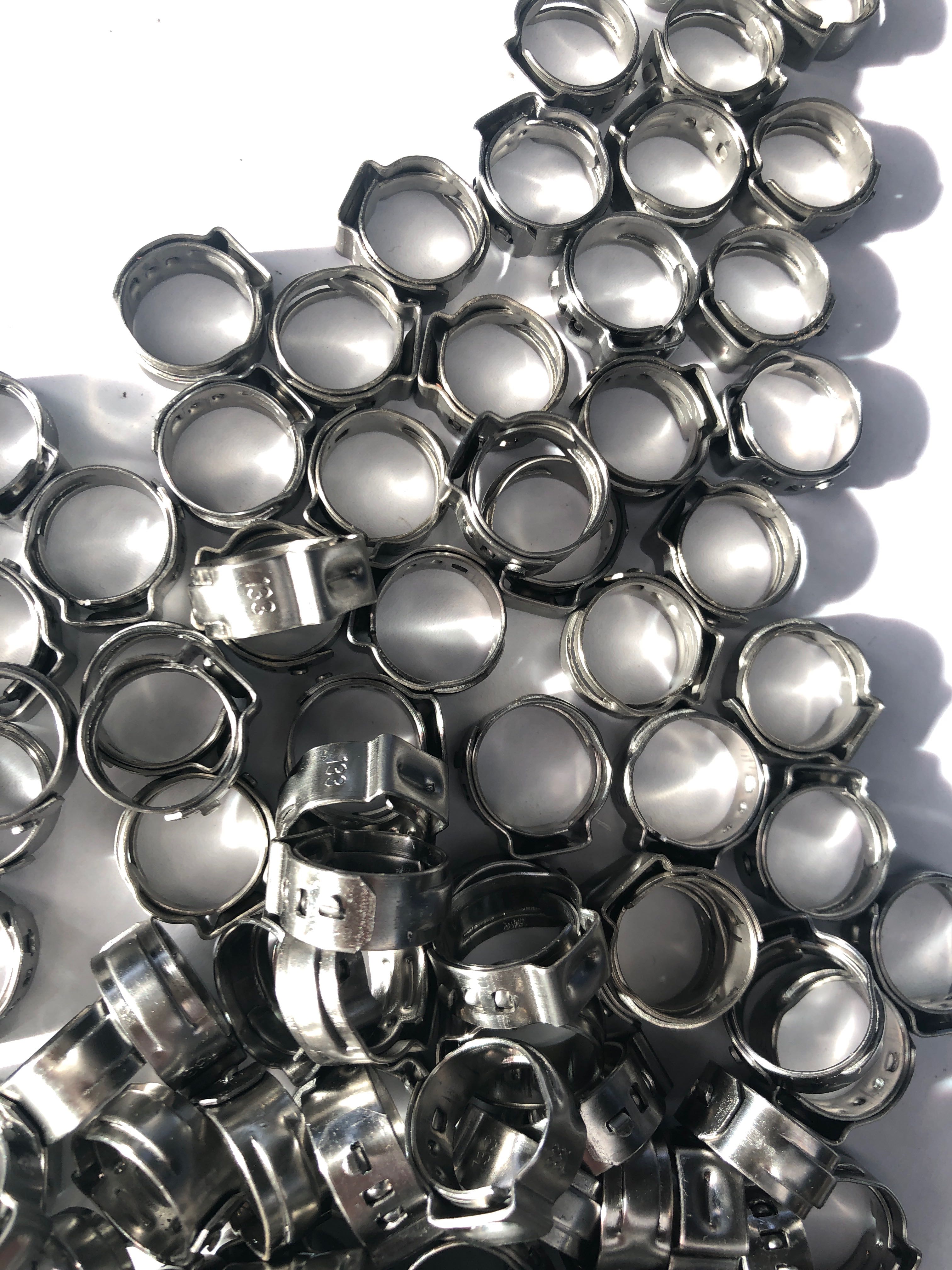 Stainless steel buckle Zer machine with a card external to 12 mm wine tube 128133304 material