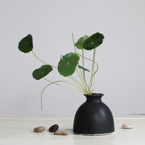 NA home simulation flower copper money grass green plants Nordic style modern bedroom study living room coffee table decoration ornaments