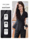 Black Short-Sleeved Suit Set for Women, Summer Thin Workwear, Formal Attire, Elegant Front Desk Work Uniform, Professional Suit for Summer