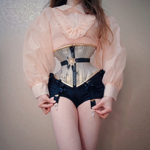 Annzley2021 spring and summer New Palace zipper corset waist strap zipper inside and outside wear corset original design