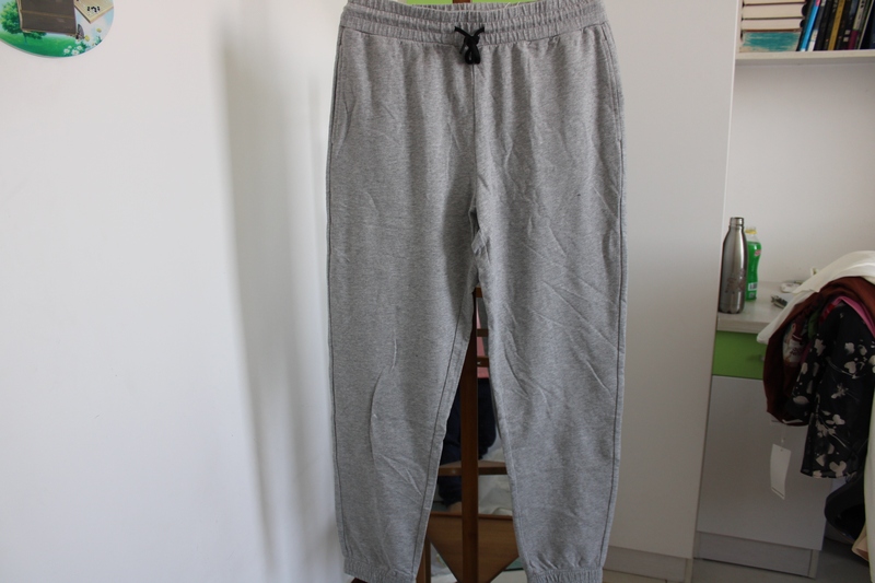 Men's Spring and Autumn Knit Pants Casual Pants Comfortable All-Season Sports Pants Knit Letter Loose Jogging Pants Sweatpants