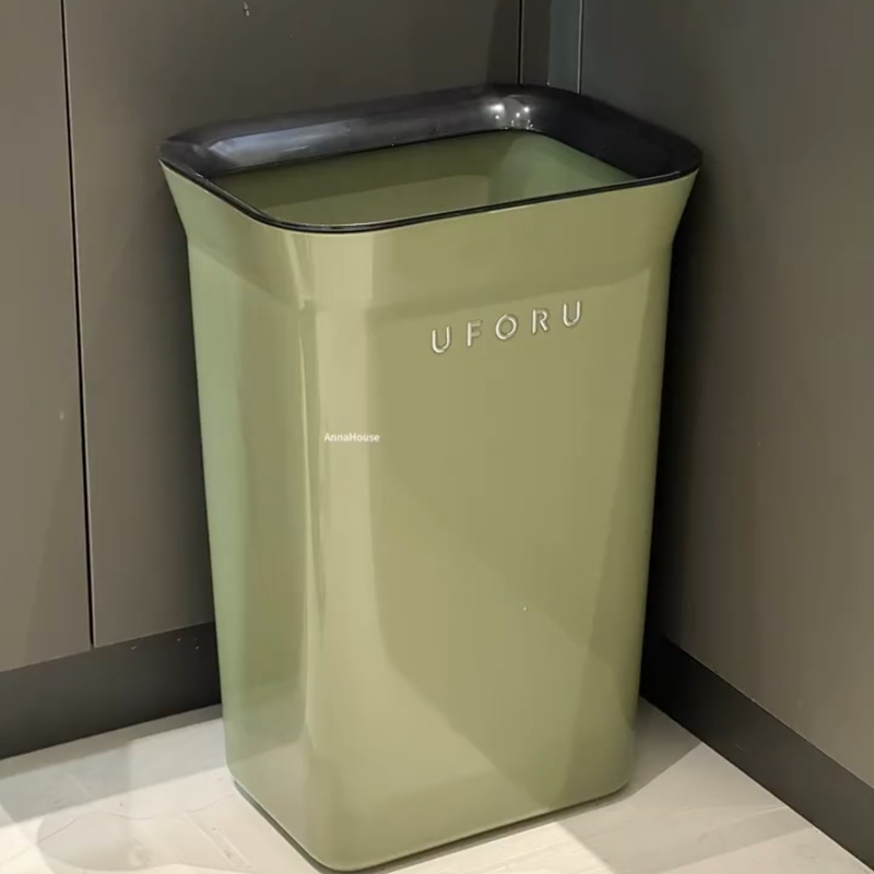 [100 Packages for the New Home] Trash Can with No Need to Bend Over, Large Capacity, Sealed, Odor-Proof, Press-To-Open Lid