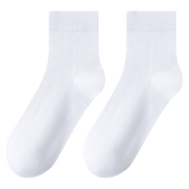 Zhuji Ice Silk Socks Summer Mens Pure Cotton Deodorant Sweat-Absorbent Business Socks Mens Summer Ultra-Thin Breathable Mid-Tube Socks