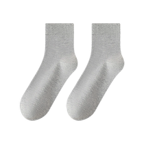 Zhuji socks mens summer pure cotton anti-odor sweat-absorbent mid-calf socks summer thin mens cotton breathable sports socks