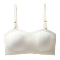 Tube top strapless underwear womens non-slip push-up small chest seamless invisible anti-exposure summer beautiful back wrap bra