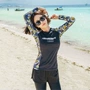 Bộ đồ lặn Hàn Quốc áo tắm nam và nữ sứa snorkeling quần dài tay đồ bơi chia đôi phù hợp với quần áo lướt nam - Vài đồ bơi 	đồ đi biển đôi	